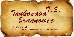 Tankosava Srdanović vizit kartica
